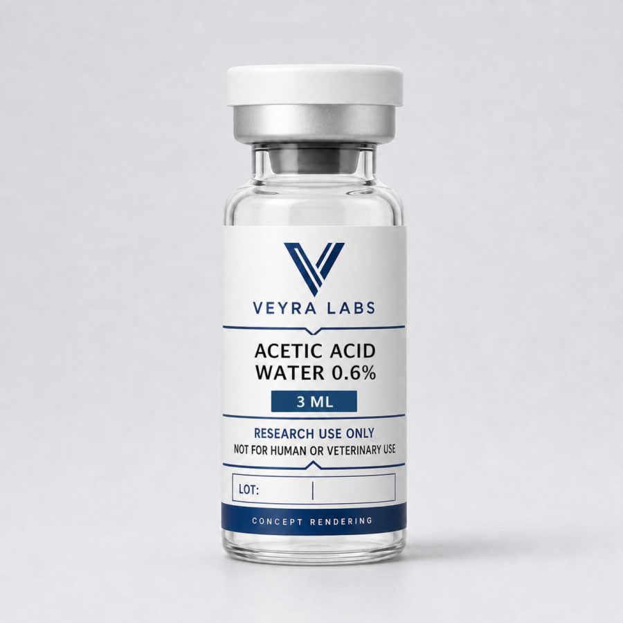 Acetic Acid Water 0.6% — Veyra Labs concept rendering