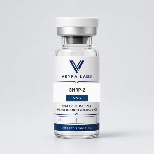 GHRP-2 5 mg Veyra Labs concept rendering