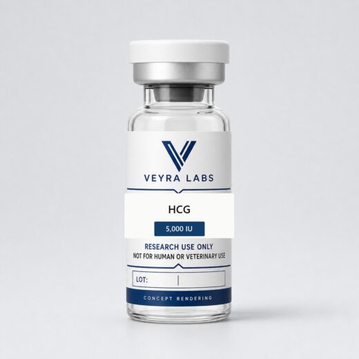 HCG 5,000 IU Veyra Labs concept rendering