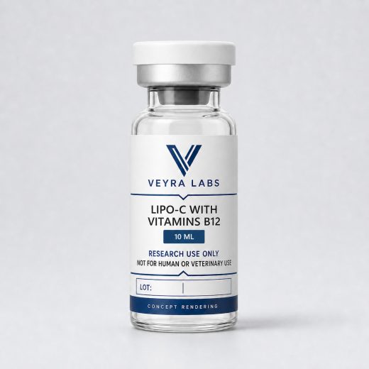 Lipo-C with vitamins B12 10 mL Veyra Labs concept rendering