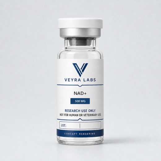NAD+ 500 mg Veyra Labs concept rendering