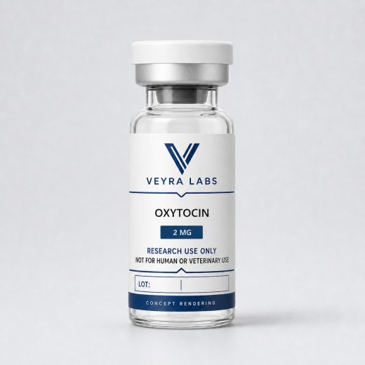 Oxytocin 2 mg Veyra Labs concept rendering