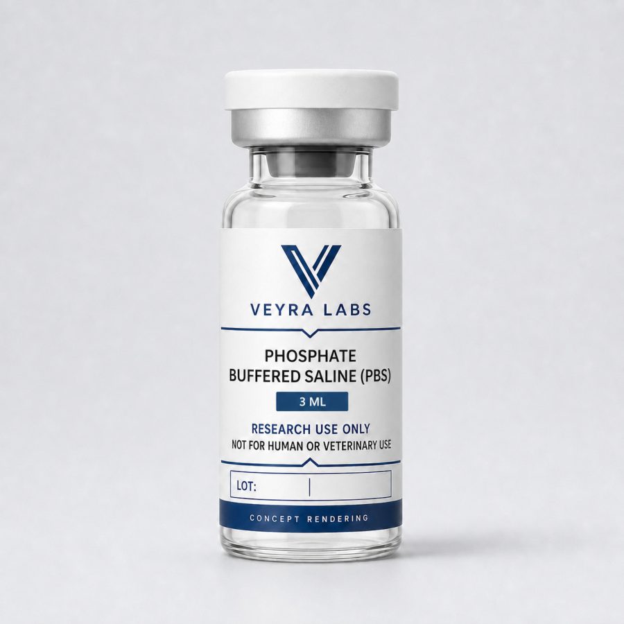 Phosphate Buffered Saline (PBS) — Veyra Labs concept rendering