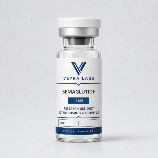 Semaglutide 10 mg Veyra Labs concept rendering